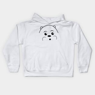 Surprised grizz Kids Hoodie